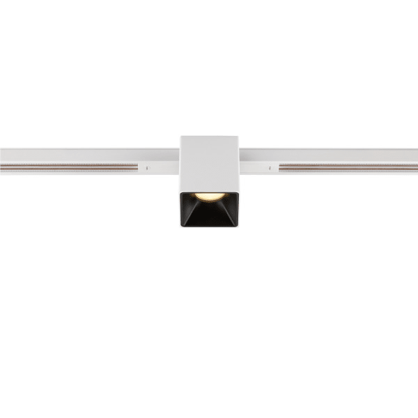 SLV - FIXT-IT, 48V, DALI, eckig, Standard track, Spot, 3000K, 6.6 W, 36°, weiß / schwarz