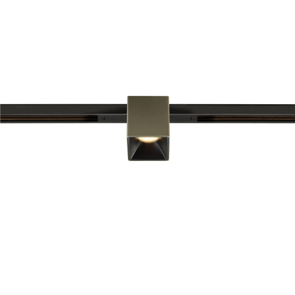 SLV - FIXT-IT, 48V, DALI, eckig, Standard track, Spot, 2000-3000K, 7.4 W, 36°, bronze / schwarz