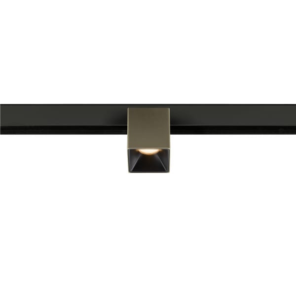 SLV - FIXT-IT, 48V, DALI, eckig, Surface mounted track, Spot, 2700K, 6.6 W, 36°, bronze / schwarz
