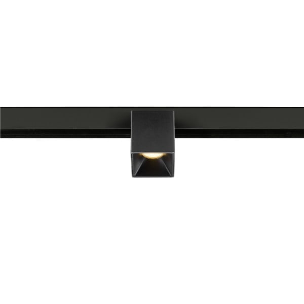 SLV - FIXT-IT, 48V, DALI, eckig, Surface mounted track, Spot, 3000K, 6.6 W, 36°, schwarz / schwarz