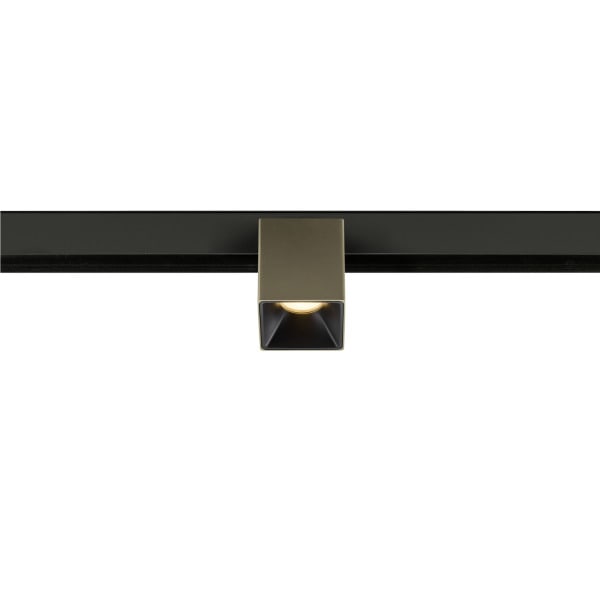 SLV - FIXT-IT, 48V, DALI, eckig, Surface mounted track, Spot, 3000K, 6.6 W, 36°, bronze / schwarz
