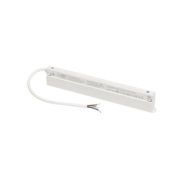 SLV - 48V SYSTEM, Intrack LED Treiber, 48VDC, 250 W, inkl. 300 cm Anschlusskabel für 220-240VAC und DALI-Durchverdrahtung, weiß