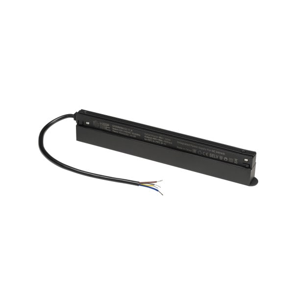 SLV - 48V SYSTEM, Intrack LED Treiber, 48VDC, 250 W, inkl. 300 cm Anschlusskabel für 220-240VAC und DALI-Durchverdrahtung, schwarz