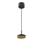 SLV - GRIP! FLAT, Pendelleuchte, PHASE, 2700/3000K, schwarz/gold