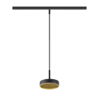 SLV - GRIP! FLAT, 48V Pendelleuchte, DALI, Pendellänge 200 cm, 2700/3000K, sw/gold