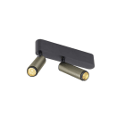 SLV - GRIP! S, Deckenaufbauleuchte, double, PHASE, 3000K, 21W, 29°, bronze/schwarz