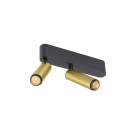SLV - GRIP! S, Deckenaufbauleuchte, double, PHASE, 2700K, 21W, 29°, gold/schwarz