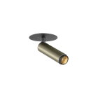 SLV - GRIP! S, Deckeneinbauleuchte, PHASE, 2700K, 29°, IP20, zylindrisch, bronze/sw