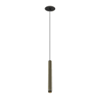 SLV - GRIP! S, Pendelleuchte, PHASE, Pendellänge 200 cm, 3000K, 29°, bronze/schwarz