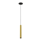SLV - GRIP! S, Pendelleuchte, PHASE, Pendellänge 200 cm, 3000K, 29°, gold/schwarz