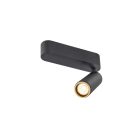 SLV - GRIP! M, Deckenaufbauleuchte, single, PHASE, 2700K, 14W, 42°, schwarz/gold