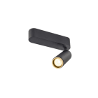 SLV - GRIP! M, Deckenaufbauleuchte, single, PHASE, 3000K, 14W, 42°, schwarz/gold