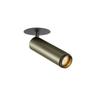 SLV - GRIP! M, Deckeneinbauleuchte, PHASE, 3000K, 42°, IP20, zylindrisch, bronze/sw
