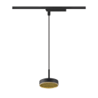 SLV - GRIP! FLAT, 1~ Pendelleuchte, PHASE, Pendellänge 200 cm, 2700/3000K, sw/gold