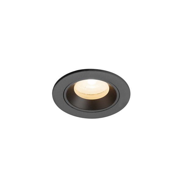 SLV - NUMINOS XS, Deckeneinbauleuchte, 2700K, 20°, IP20, rund, schwarz