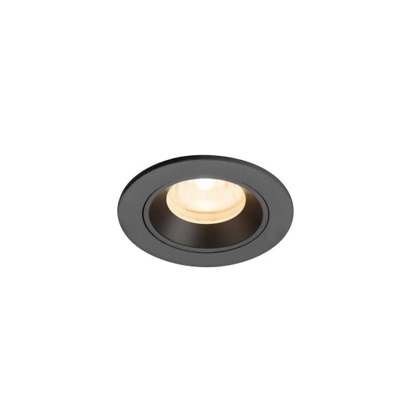 SLV - NUMINOS XS, Deckeneinbauleuchte, 2700K, 40°, IP20, rund, schwarz
