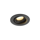 SLV - NUMINOS MOVE XS, Deckeneinbauleuchte, 3000K, 40°, IP20, rund, schwarz