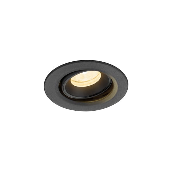 SLV - NUMINOS MOVE XS, Deckeneinbauleuchte, 4000K, 20°, IP20, rund, schwarz