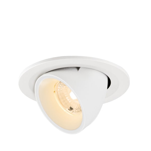 SLV - NUMINOS GIMBLE S, Deckeneinbauleuchte, 2700K, 40°, IP20, rund, weiß