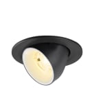 SLV - NUMINOS GIMBLE S, Deckeneinbauleuchte, 3000K, 20°, IP20, rund, schwarz/weiß
