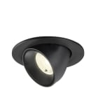 SLV - NUMINOS GIMBLE S, Deckeneinbauleuchte, 4000K, 40°, IP20, rund, schwarz