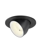 SLV - NUMINOS GIMBLE S, Deckeneinbauleuchte, 4000K, 40°, IP20, rund, schwarz/weiß