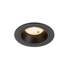 SLV - NUMINOS S, Deckeneinbauleuchte, 2700K, 55°, IP20, rund, schwarz