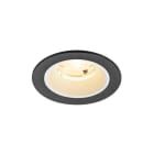 SLV - NUMINOS S, Deckeneinbauleuchte, 3000K, 20°, IP20, rund, schwarz/weiß