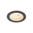 SLV - NUMINOS S, Deckeneinbauleuchte, 3000K, 55°, IP20, rund, schwarz/weiß