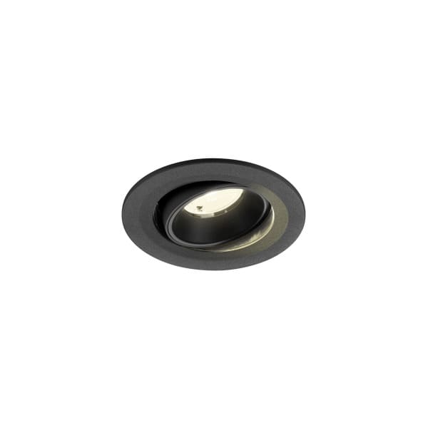 SLV - NUMINOS MOVE S, Deckeneinbauleuchte, 4000K, 40°, IP20, rund, schwarz