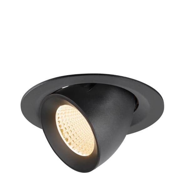 SLV - NUMINOS GIMBLE M, Deckeneinbauleuchte,, 2700K, 40°, schwarz