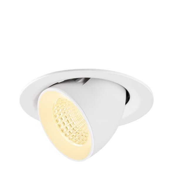 SLV - NUMINOS GIMBLE M, Deckeneinbauleuchte,, 3000K, 55°, weiß
