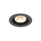 SLV - NUMINOS M, Deckeneinbauleuchte, 2700K, 20°, IP20, rund, schwarz