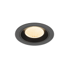 SLV - NUMINOS M, Deckeneinbauleuchte, 2700K, 40°, IP20, rund, schwarz