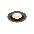 SLV - NUMINOS M, Deckeneinbauleuchte, 2700K, 55°, IP20, rund, schwarz