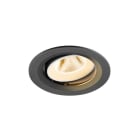 SLV - NUMINOS MOVE M, Deckeneinbauleuchte, 2700K, 20°, IP20, rund, schwarz/weiß