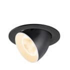 SLV - NUMINOS GIMBLE L, Deckeneinbauleuchte, 2700K, 20°, IP20, rund, schwarz/weiß