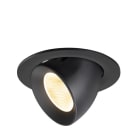 SLV - NUMINOS GIMBLE L, Deckeneinbauleuchte, 3000K, 20°, IP20, rund, schwarz