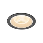 SLV - NUMINOS L, Deckeneinbauleuchte, 2700K, 40°, IP20, rund, schwarz/weiß