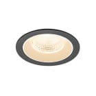 SLV - NUMINOS L, Deckeneinbauleuchte, 2700K, 55°, IP20, rund, schwarz/weiß