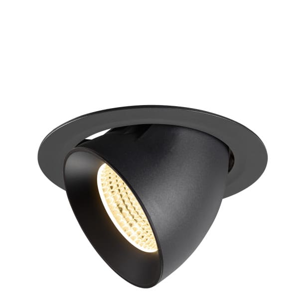 SLV - NUMINOS GIMBLE XL, Deckeneinbauleuchte,, 3000K, 55°, schwarz