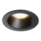 SLV - NUMINOS XL, Deckeneinbauleuchte, 2700K, 20°, IP20, rund, schwarz