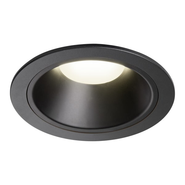 SLV - NUMINOS XL, Deckeneinbauleuchte, 4000K, 55°, IP20, rund, schwarz