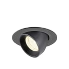 SLV - NUMINOS GIMBLE XS, Deckeneinbauleuchte, 4000K, 20°, IP20, rund, schwarz
