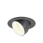 SLV - NUMINOS GIMBLE XS, Deckeneinbauleuchte, 4000K, 20°, IP20, rund, schwarz/weiß