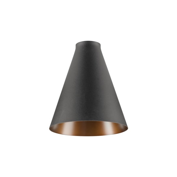 SLV - LALU CONE 15, Leuchtenschirm, E27 Base, Mix&Match, H: 17 cm, schwarz/bronze