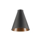 SLV - LALU CONE 15, Leuchtenschirm, E27 Base, Mix&Match, H: 17 cm, schwarz/bronze