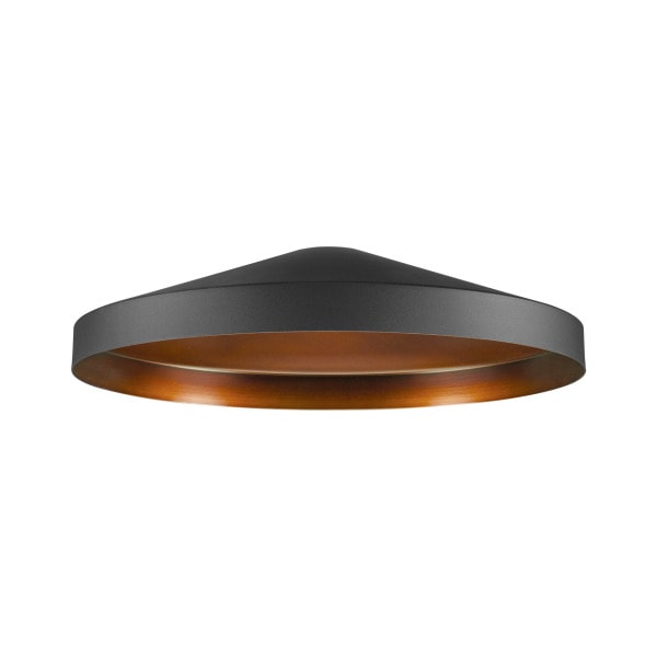 SLV - LALU TETRA 36, Leuchtenschirm, E27 Base, Mix&Match, H: 8.9 cm, schwarz/bronze