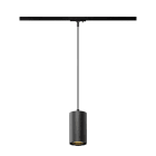 SLV - ASTO TUBE, 1~ Pendelleuchte, GU10, Pendellänge 250 cm, 1 x max. 10W, schwarz