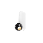 SLV - DYSKO, Wand- und Deckenaufbauleuchte, switch, single, PHASE, 2700K, 6.7W, 36°, ws/sw